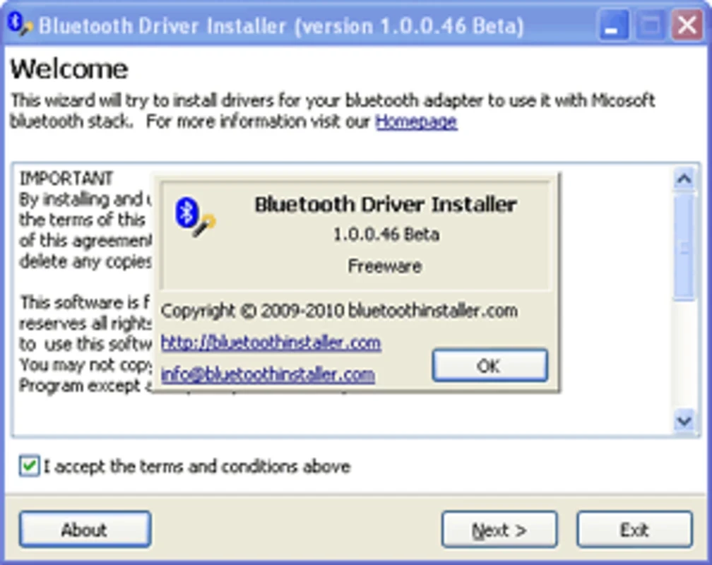 Bluetooth Driver Installer — スクリーンショット 3